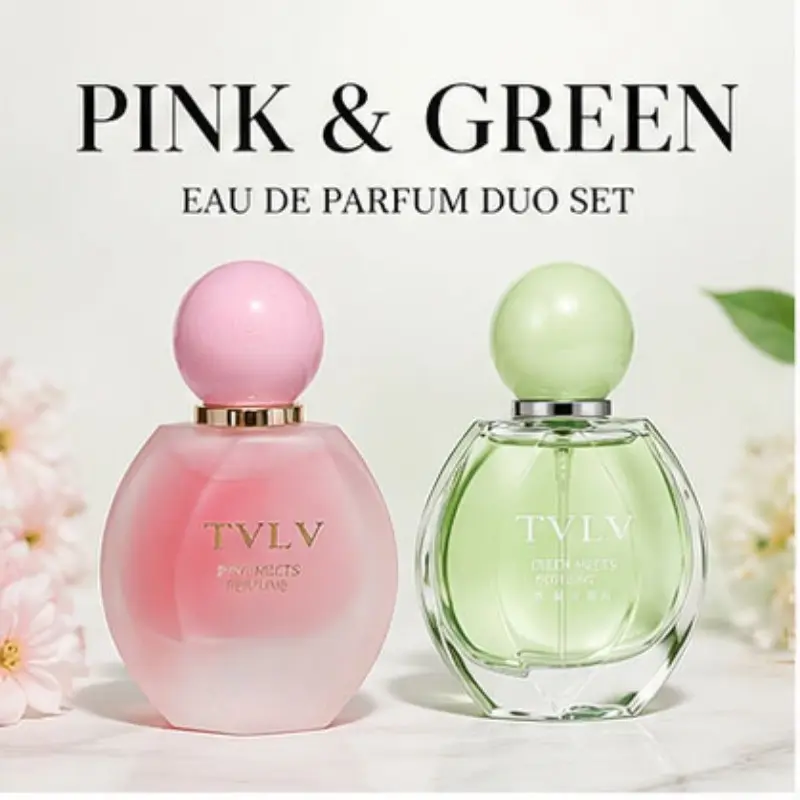 2 Counts 30ML+30ML Perfume Set, Long-Lasting Fresh Floral Scents Fragrance, Floral Scent Perfumes, Women's Affordable Daily Carry Essential Oil, Fragrance Sets
