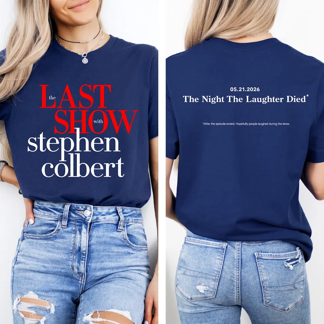 The Last Show Stephen Shirt, The Late Show Colbert Gift Graphic Tee, Historic TV Show Final 2026 USA Thanks For Watching T-Shirt