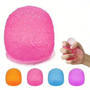 Gumdrop Sensory Toy – Soft Groovy Squeeze Fidget Toy, 3 Assorted Colors