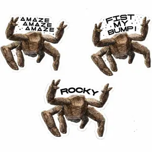 3 Styles Different Amaze, Amaze, Amaze  Stickers | Project Hail Mary Inspired Stickers | Rocky Sticker