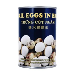 ASIAN BOY Salted Quail Eggs 425g - Ready to Eat, Perfect for Hot Pot, Mala Tang, Salads & Snacks