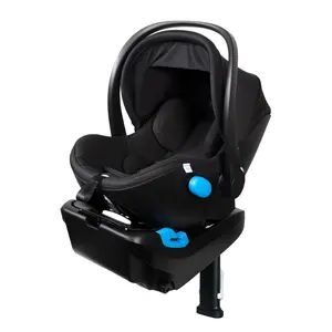 Clek Liing Infant Car Seat with Adjustable Load Leg, Compact, Lightweight Design, 7 Recline Positions, Easy-to-Use Rigid Latch, and Flame Retardant-Free (Edge Ziip)