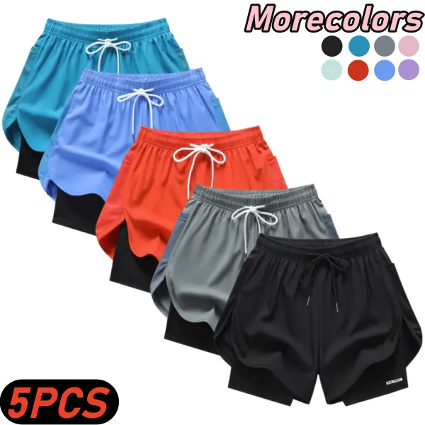 Black + Light Gray + Red + Sky Blue + Lake Blue