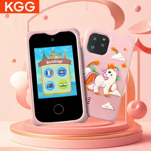 Smart Phone Toy, Funny Learning Education Tool, Mini Toy Phone, Music Puzzle Game Player with Alarm Clock & Calculator & Flashlight