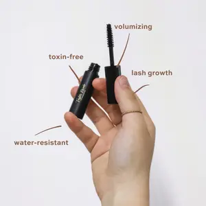 Long Lash + Curl Mascara - Black, Lengthening, and Volumizing Makeup Cosmetic