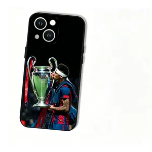 Cool Neymar Soccer Football Liquid Phone Case, compatible with iPhone 17, 16, 15, 14, 13, and 12. Drop-proof, high-definition, skin-friendly, full-coverage phone case.