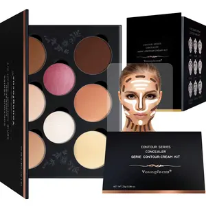 Youngfocus Cream Contour Bronze and Blush - Highlighting Makeup Kit - Contour Like a Pro Bronzer Blend