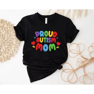 Men's autism awareness and neurodiversity pride, emphasizing support and celebration of autistic individuals Graphic T-Shirt - Short Sleeve Crew Neck Regular Fit Casual Wear | Soft & Breathable Fabric, Durable Print, Everyday Comfort, Machine Washable,