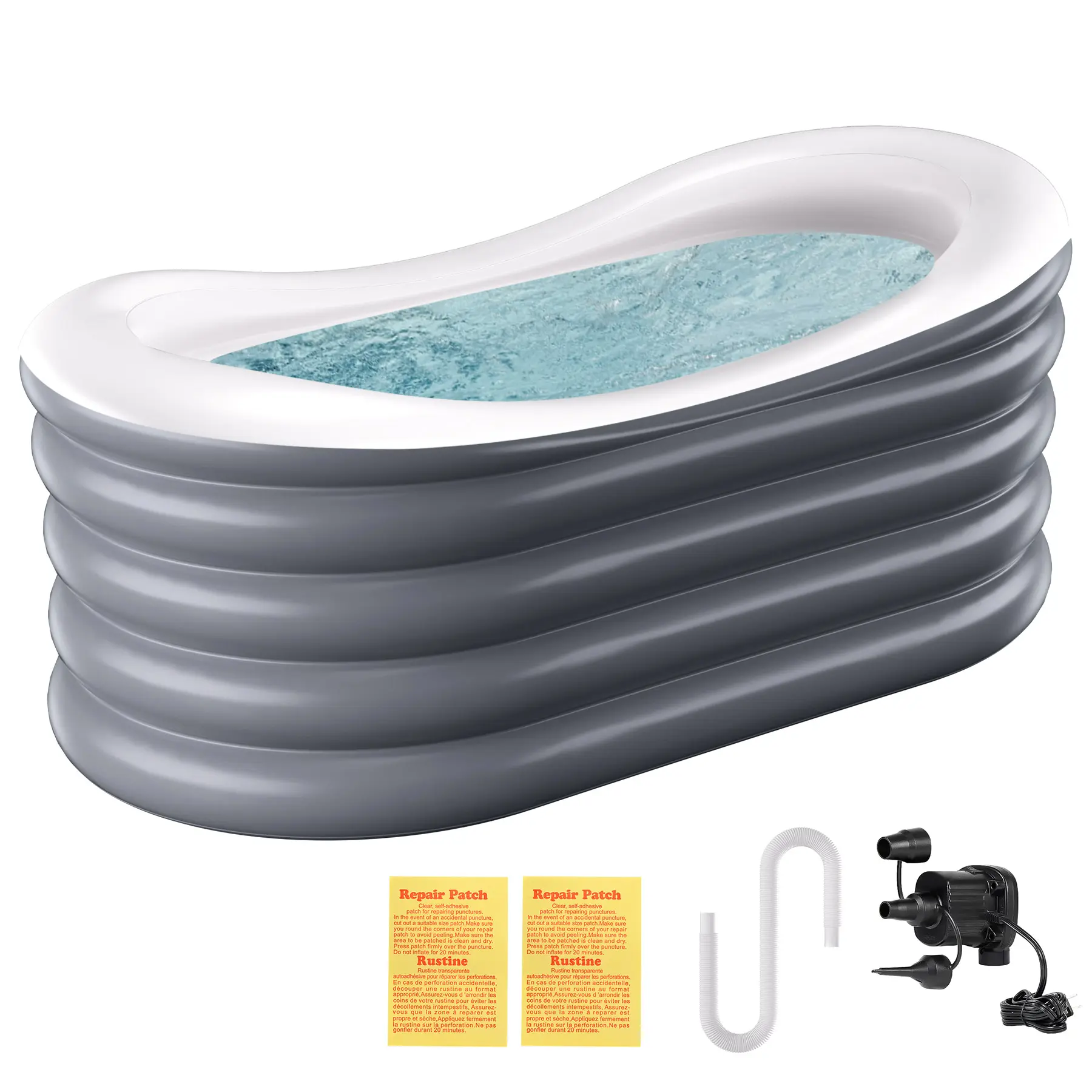 Inflatable Bathtub for Adults  Bathtub Foldable Portable Bathtub Blow up Bath Tub