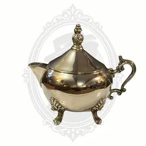 Vintage Silver-Plated Sugar Bowl with Lid – Ornate Victorian Style
