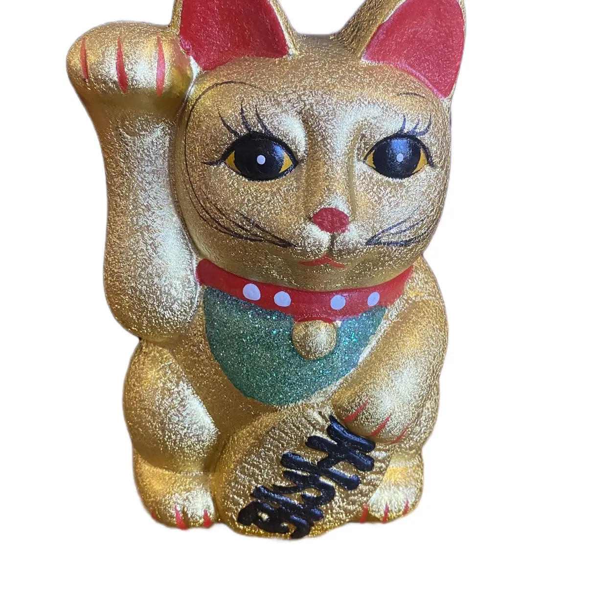 Waving Lucky Fortune Cat Maneki Neko - Ceramic Bank great gift! Lucky! Brings prosperity and good fortune! Ornaments Decor Traditional