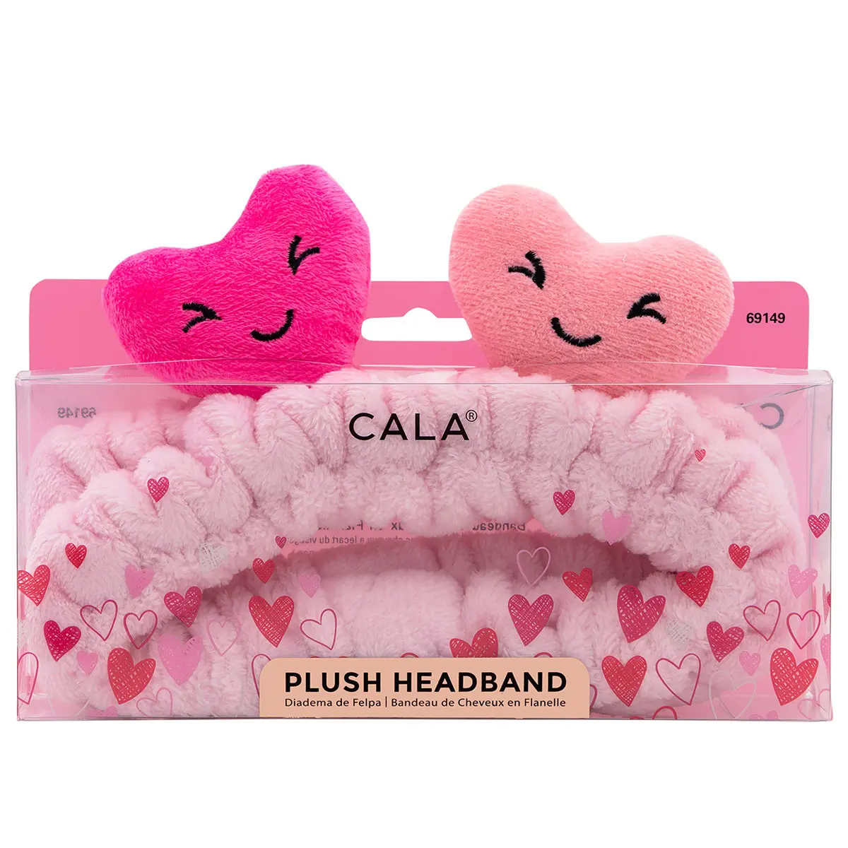 PLUSH HEADBAND (PINK HEART)