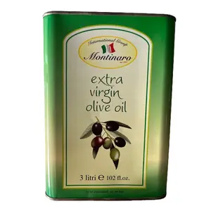 Montinaro Wholesale Extra Virgin Olive Oil – Bulk Olive Oil for Restaurants – 4 x 3L Tins per Case