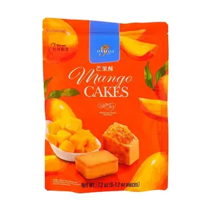 ISABELLE Taiwan Mango Pastry 6pcs Bag 204g - Authentic Taiwanese Fruit Snack, Lunar New Year Gift