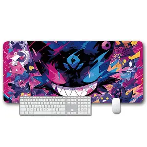 PKM Geenggar Exploding Mouse Pad, Psychict Playmat Anime Desk Mat Mousepad Gaming Mat