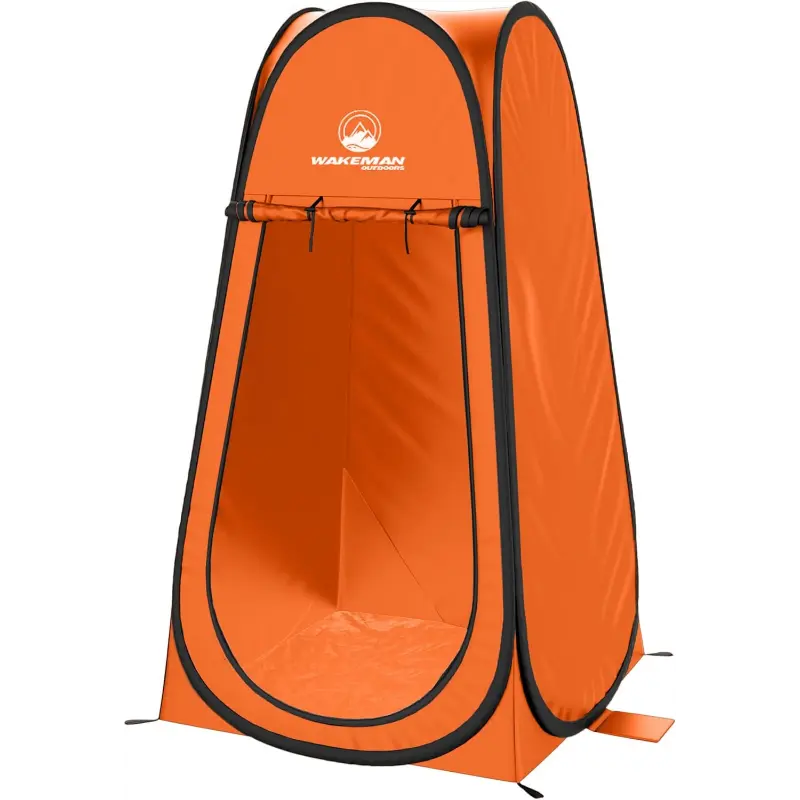Pop Up Pod - Privacy Shower Tent, Dressing Room, or Portable Toilet Stall with Carry Bag for Camping, Beach, or Tailgate by Wakeman Outdoors