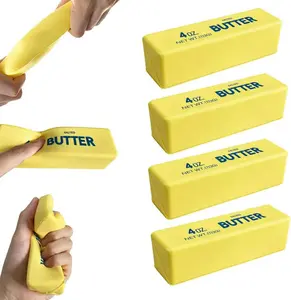 Slow Rising Dumpling SquishyButter Squeeze Toy Pack Sensory Stress Relief Squishies Soft & Stretchy Fidget Toys  for Adults Anxiety & Stress Relief, Sensory Gifts for Office, Home