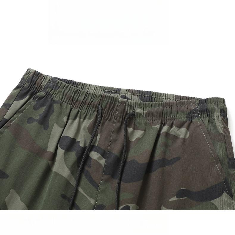 3-Pack American Style Camo Work Trousers - Multi-Pocket, Stretch Waist, Heavy Duty Tapered Pants for Daily & Work Casual Comfy Elastic Man pantalones para hombre pants for men cargo pants for men