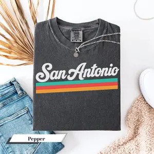Vintage San Antonio Shirt Retro Texas Basketball Tee Classic City Hoops Top Spurs Fan Outfit