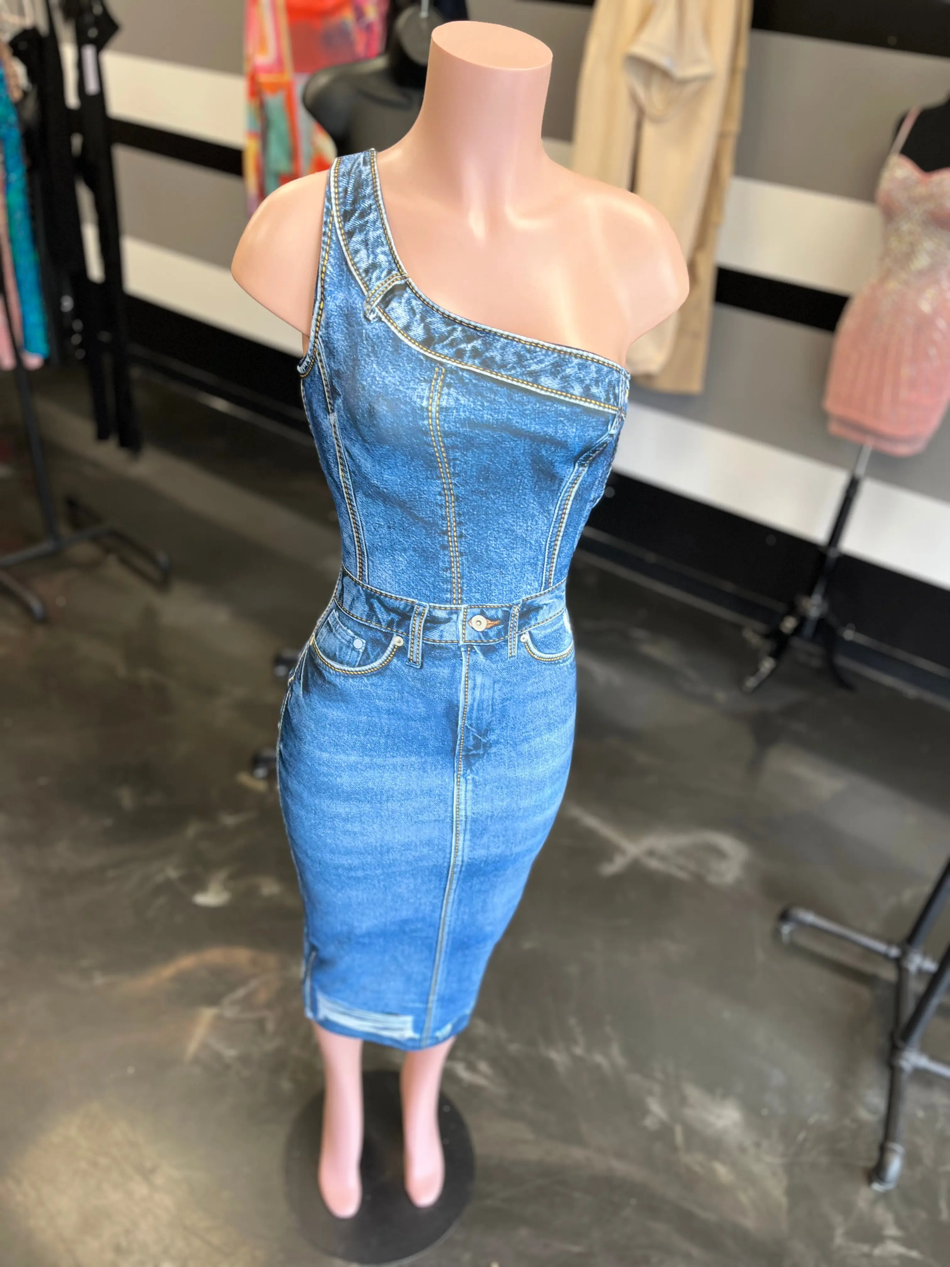 free people sweet surrender denim dress - TikTok Shop