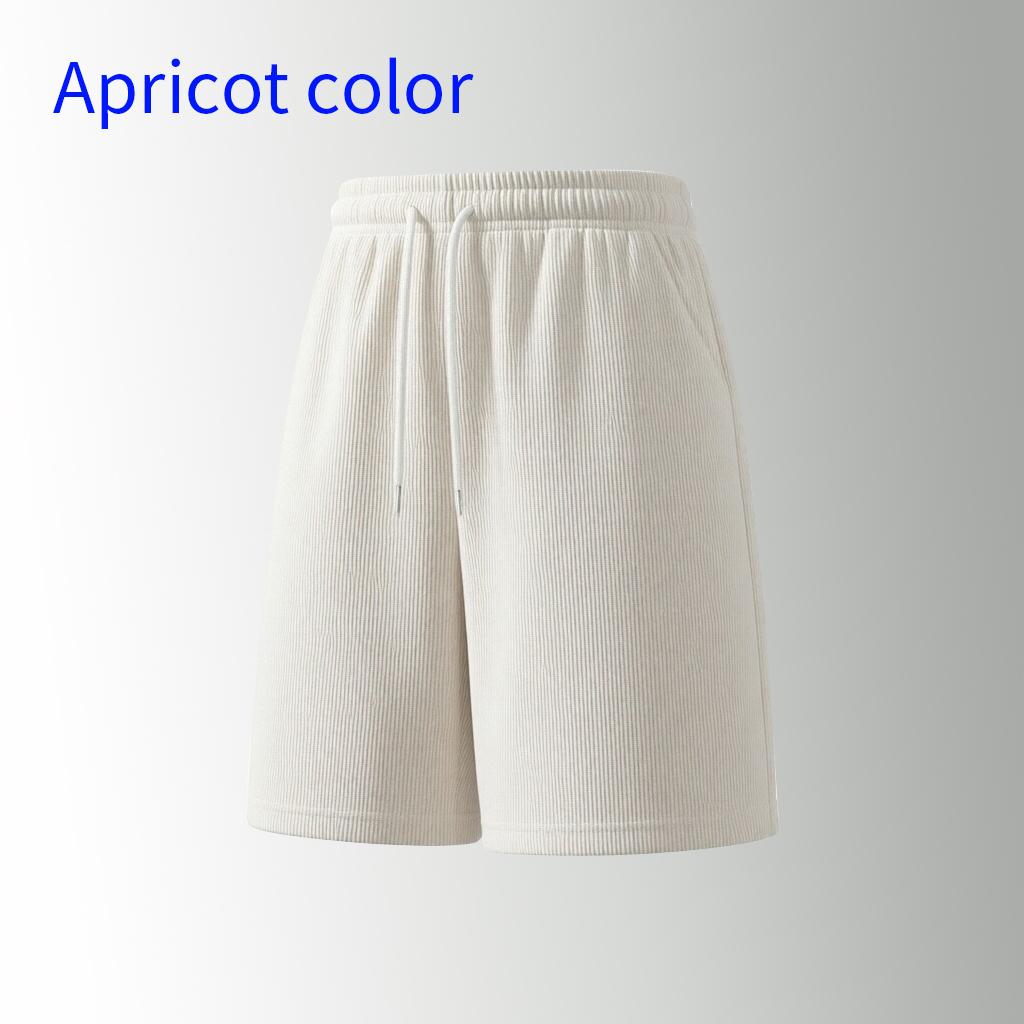 2-pack summer men’s corduroy comfortable casual mid-length shorts — stylish, versatile design suitable for the gym and running