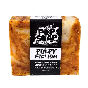 Pulpy Fiction – Vegan Annatto Soap Bar (Peppermint & Orange)