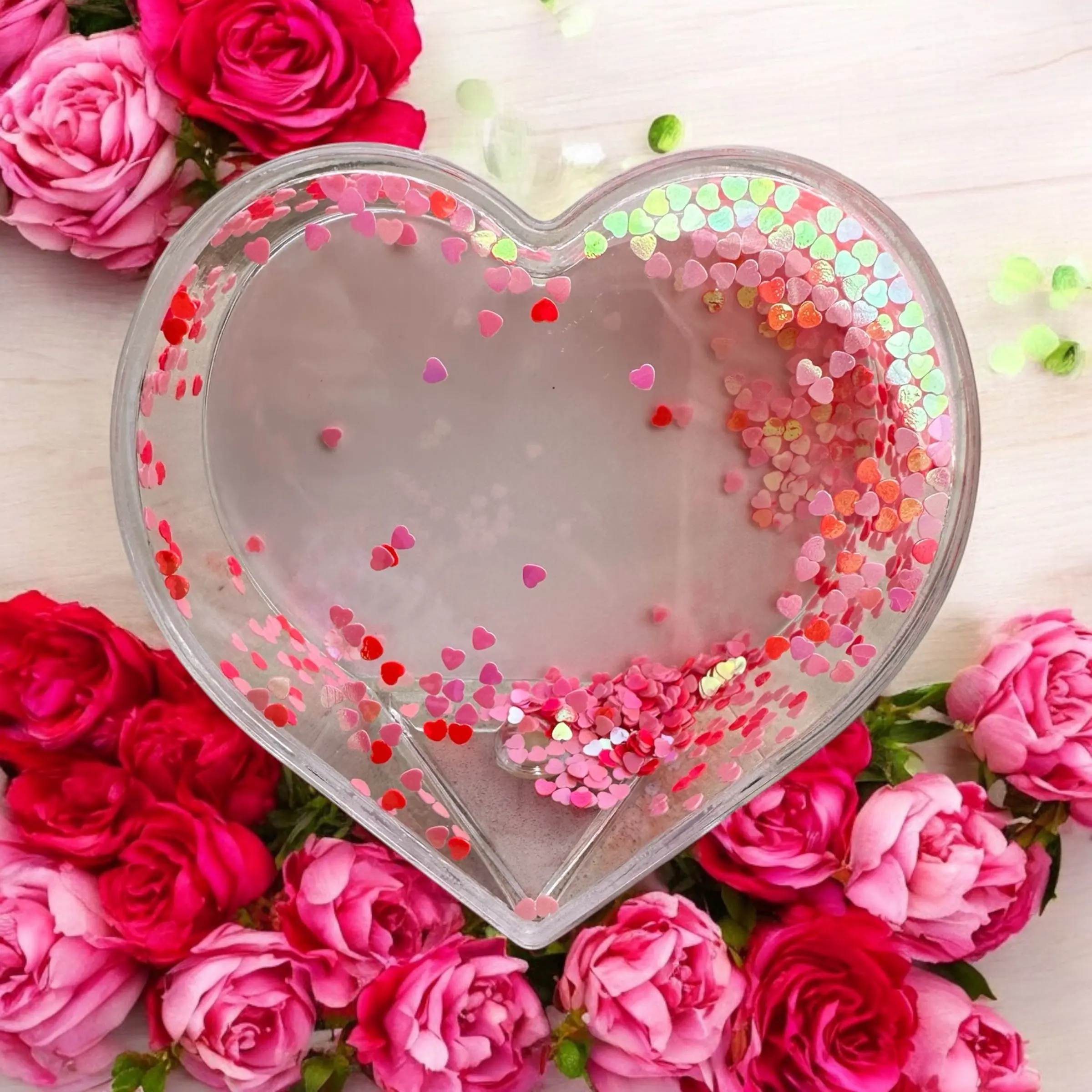 Sublimation Heart Snow Globe  (Buy more and Unlock Secret Deals)