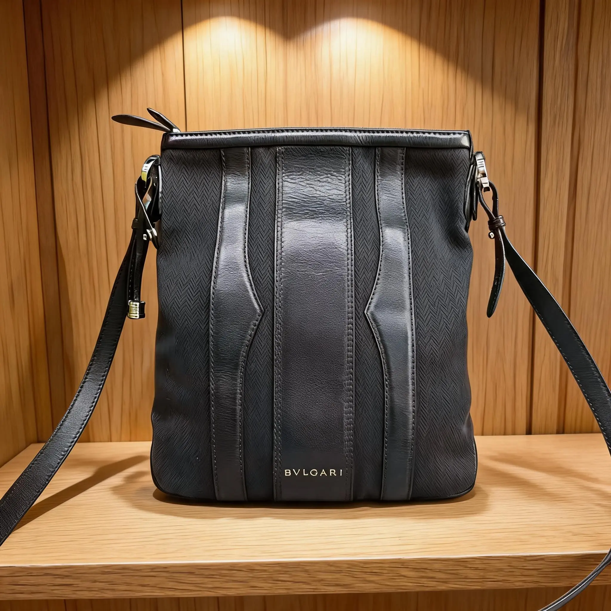 Pre-owned Bvlgari Canvas Shoulder Bag I0722888718
