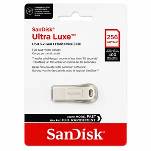 SANDISK 256GB Ultra Luxe USB 3.2 Gen 1 Flash Drive