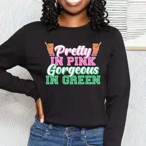 Alpha Kappa Alpha Sweatshirt. AKA Sweatshirt. AKA 1908 Sorority Apparel.  AKAs, Alpha Women, Ivies.