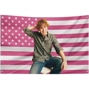 Tapestry Walker Tapestry Pink America Funny Scobell Flag Gift with,for College Dorm Decor, Room Decor Merch Decoration Wall Colorful