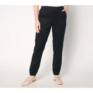 LOGO by Lori Goldstein Petite Jogger Utility Pants