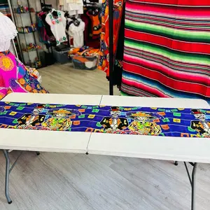 Dia de Los muertos table runner /home decor dayofthedead