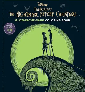 Disney Tim Burton's The Nightmare Before Christmas Glow-in-the-Dark Coloring Book, Paperback
