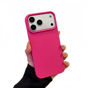 Large camera cutout phone case with faux leather texture, compatible with iPhone 17 to iPhone 11 Pro Max. This TPU phone case is anti-slip, anti-drop and anti-scratch, ideal for women and girls for travel and photography.