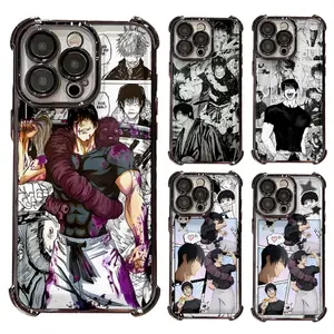 Jujutsu K-Kaisen Fushiguro T-Toji Phone Cases For iPhone 17 Promax Pro Air 16 Plus 15 14 13 12 11 Black Silver Shockproof Protective Cover