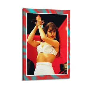 Selena Quintanilla Poster for Bedroom Aesthetic Canvas Wall Art Living Room Posters Painting Picture Print Modern Family Decor Artist Bathroom Poster