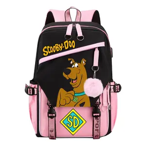 Viral TikTok Scooby-Doo Anime Backpack 2025! Full-Print Design + 17" Laptop Compartment  Waterproof & 3 Quick-Access Pockets for School/Con/Travel