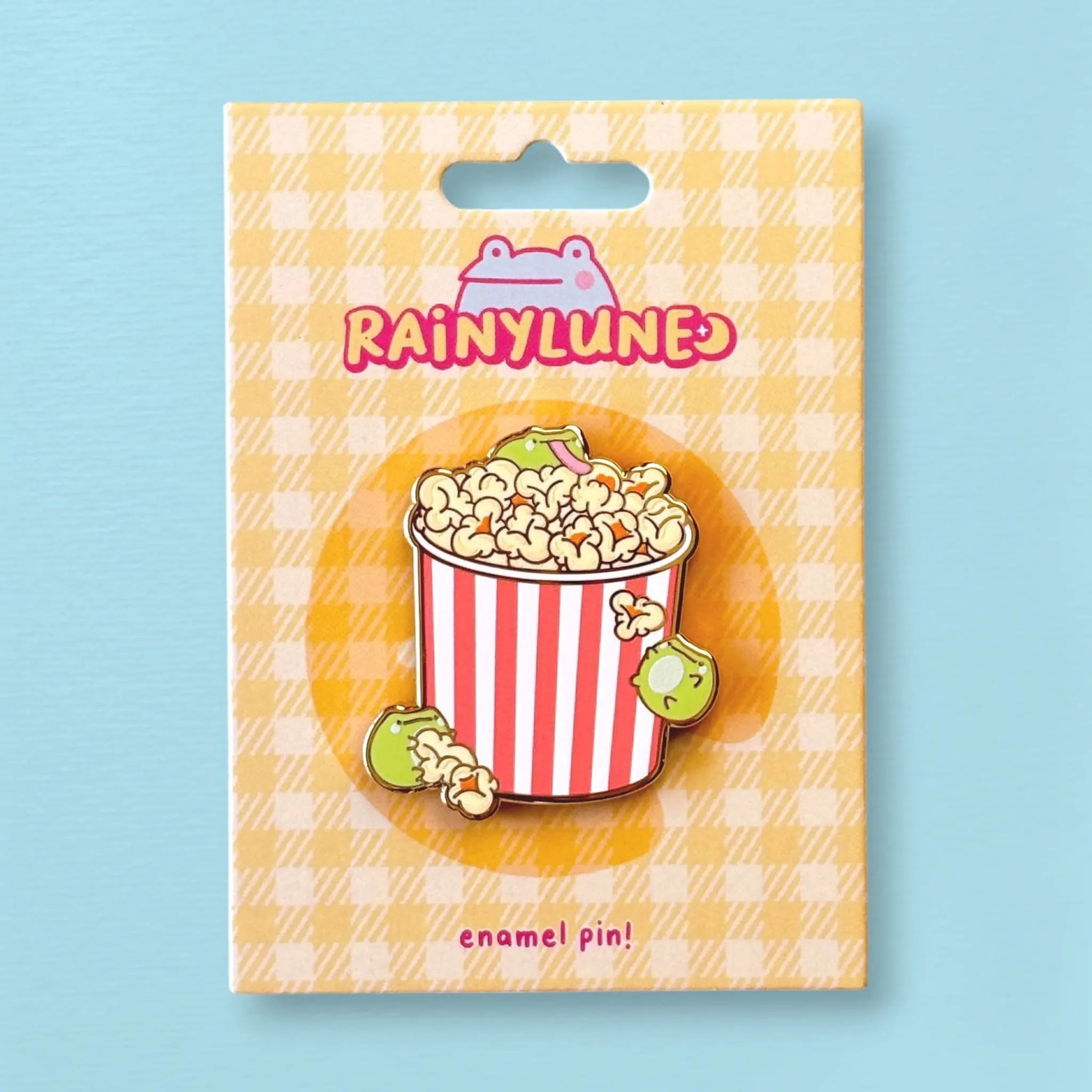 Popcorn NPC Frogs Pin