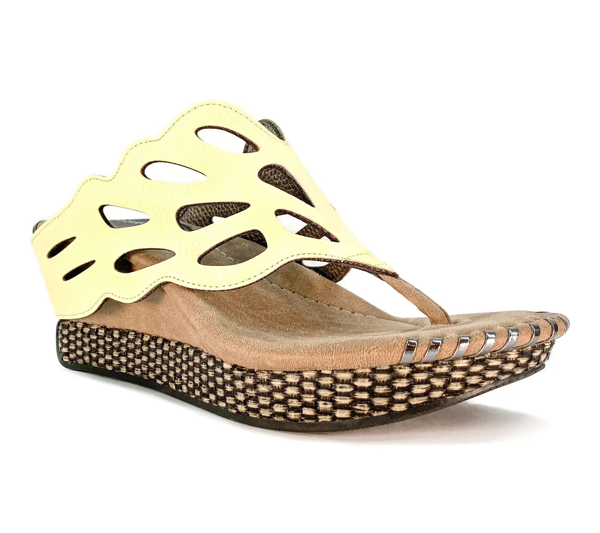Modzori Troya Reversible Wedge Sandal - Butterflip to Pewter