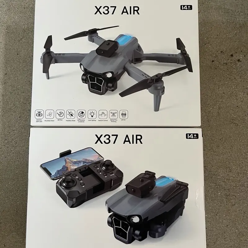 X37 Multi-Rotor Drone, Compact Beginner-Friendly Drone with Controller and Accessories