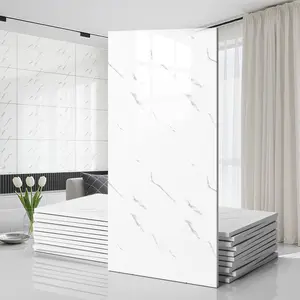 10 PCS Marble Peel and Stick Wall Panels, PVC Self Backsplash Tile, 23.6"x11.8" Thick Waterproof Wall Sticker for,, Living Room, Style4