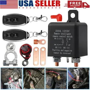 Car Battery Disconnect Switch Remote Control Power Kill Master Isolator Cut Off