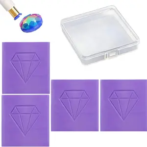 Adult Diamond Painting Kit Sticky Clay Mud Set, 4 Pieces, Strong Adhesive Clay Glue with Storage Box, Diamond Art Tools, Ideal for Accessories and Tools