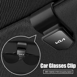 Car Sun Visor Sunglasses Storage Clip, Glasses Clip Card Ticket Holder for Kia Sportage Ceed Sorento Cerato Optima Picanto Rio Soul K3 K5, Car Organizer