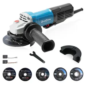 【5-year warranty】1100W 9.2 Amp Power Angle Grinders, 4-1/2 in., 11800RPM, Tool-Free Guard, Electric Metal Grinder Tool, Small Corded Angle Grinder, Paddle Switch, Shockproof Handle for Cutting, Grinding, Polishing Heavy Duty Heat Dissipation