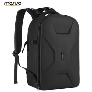 MOSISO Waterproof Camera Backpack, DSLR/SLR/Mirrorless Photography Bag 15–16 inch Hardshell Case with Tripod Holder & Laptop Compartment, for Men & Women, Travel/Hiking/City Photography, Outdoor Adventure,Compatible with Canon/Nikon/Sony Smartphone Black