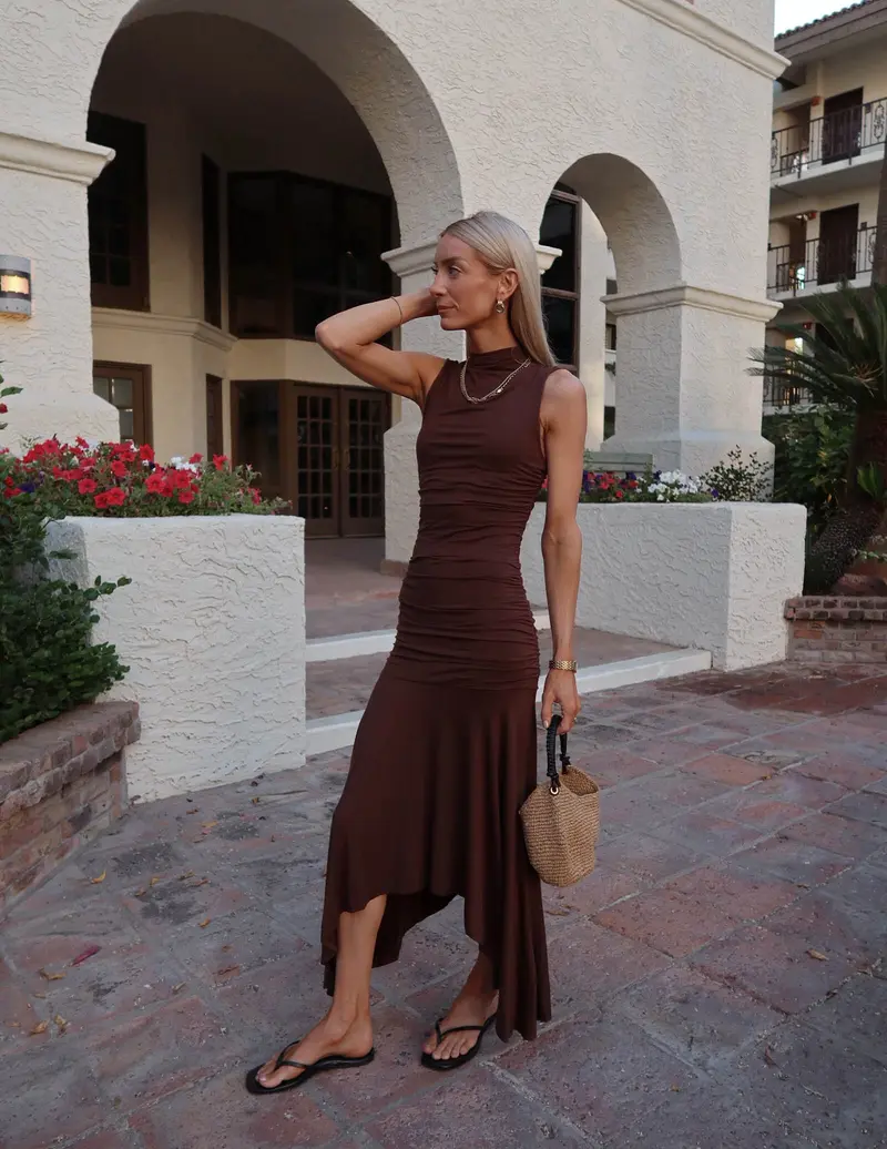 knee length dresses for ladies Josie Puff Sleeve Midi Dress *XS-XXL* | Women's Clothing main image 0