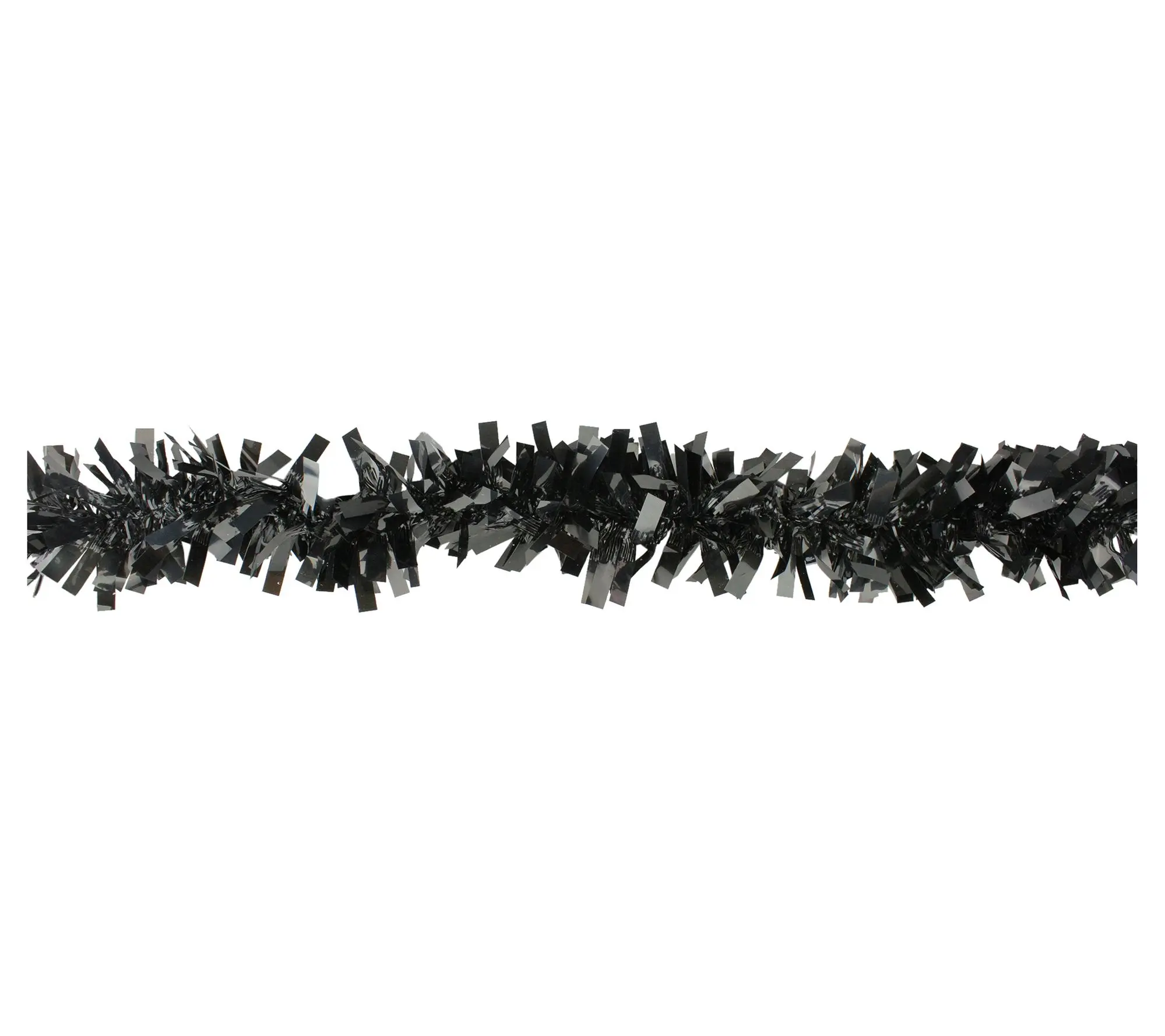 Northlight Wide Cut Halloween Tinsel Garland 50' Unlit