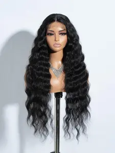 31 Inch Long Hair Curly Wavy Lace Front Synthetic Wigs, Glueless for Women, Gifts for Girlfriend, Glueless Frontal Wig without Bangs for Cosplay, Striking Hai Anime Wigs for Fall Outfits, Wave Wig, Glueless Ready To Wear Wig, Frontlace Glueless Wig